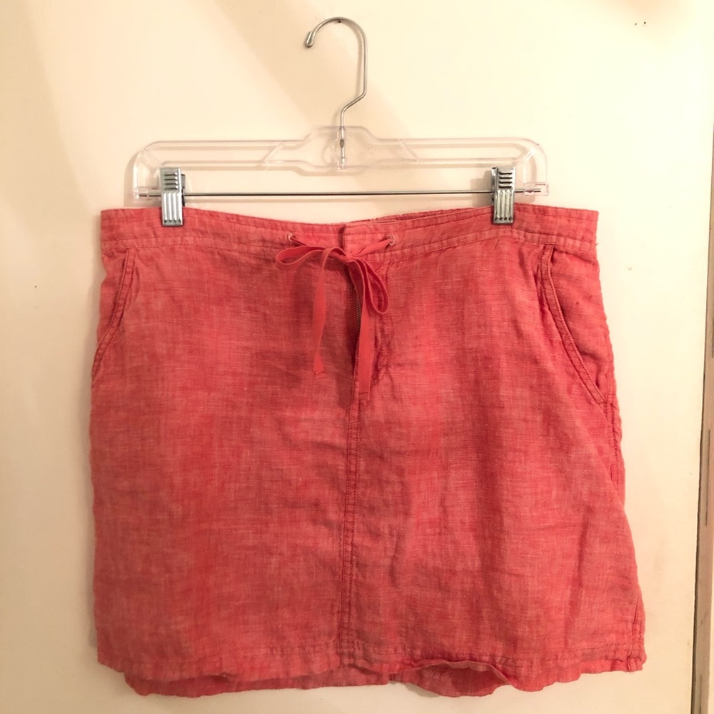 coral skirt